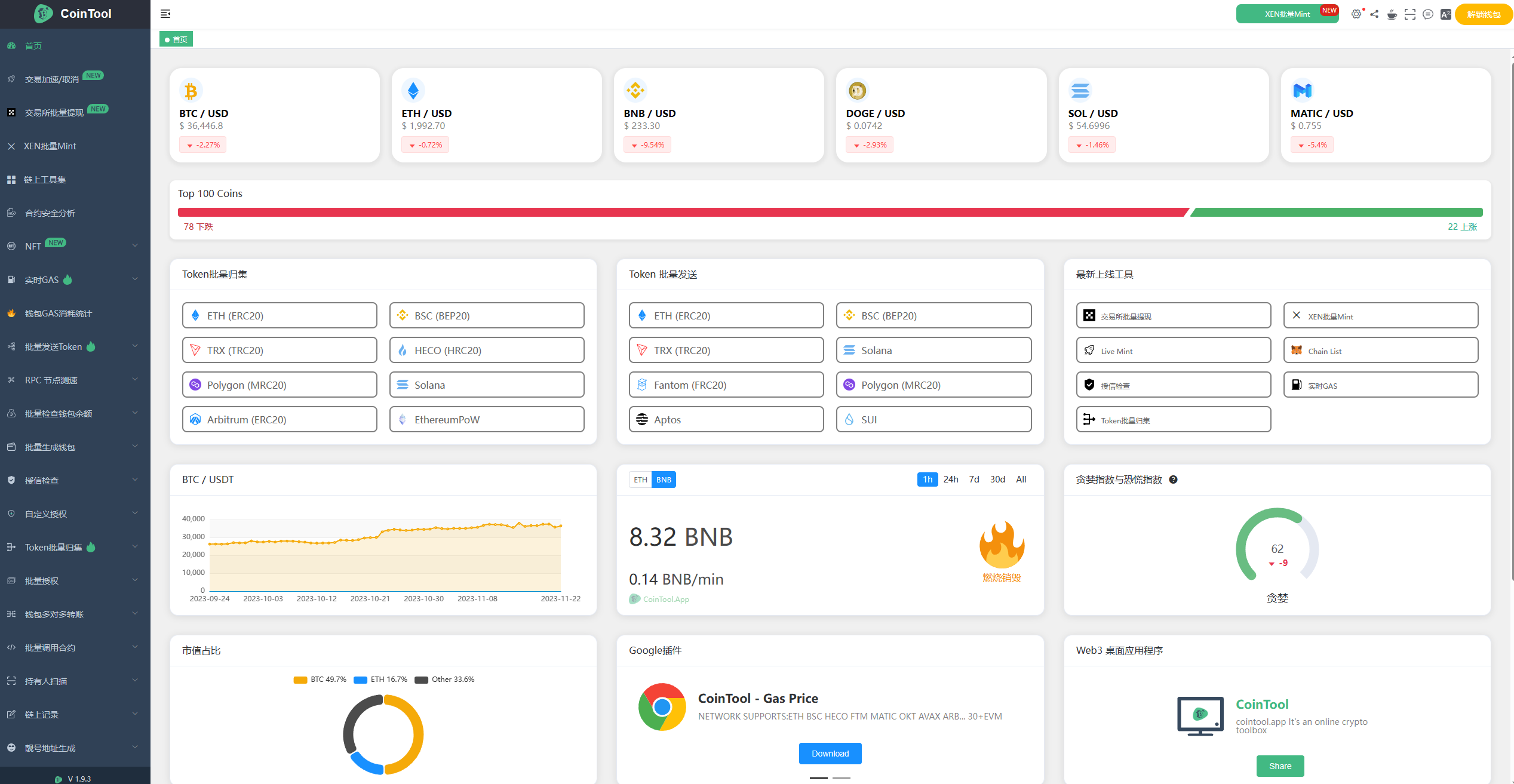 CoinTool-撸毛工具箱