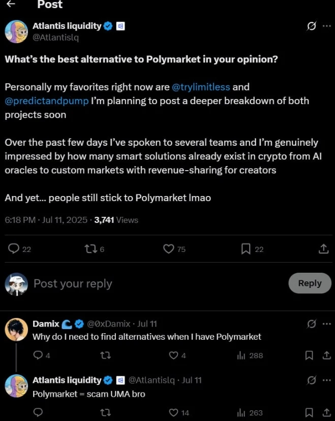 Polymarket社区内讧!贡献者控诉被DAO团队操控,官方纵容?