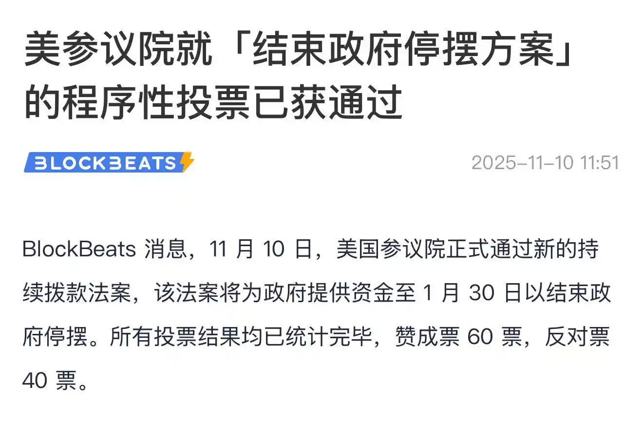 美国政府停摆40天终结束！影响全球金融市场，两党终达成预算协议