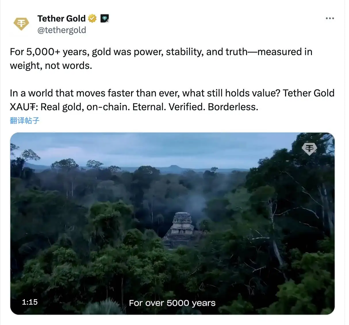 全球央行购金潮创纪录，Tether异军突起：揭秘129亿美元黄金储备之谜