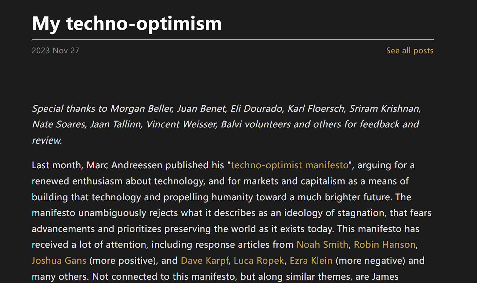 深度解读d/acc：Vitalik推崇的新思想，如何引领以太坊重塑底层叙事？