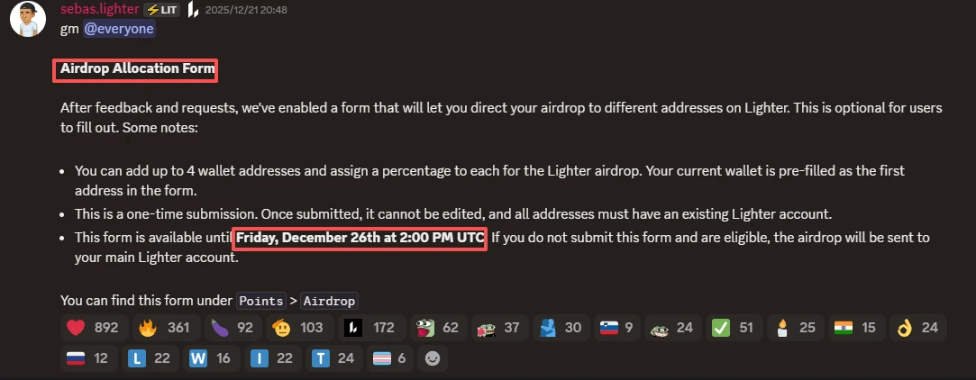 12月多项关键节点落地，Lighter TGE预期升温，链上数据有新情况