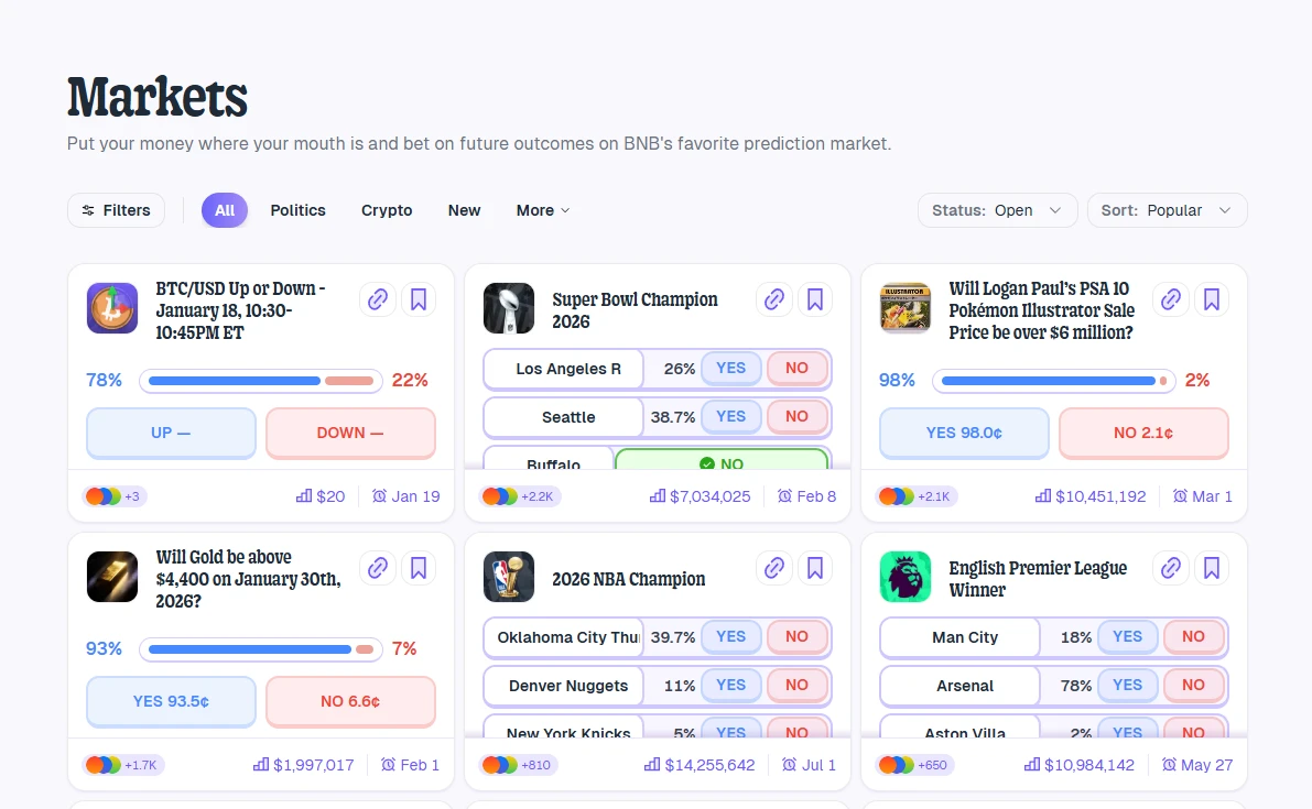 2026年潜在空投项目大合集及教程（终篇），含predict.fun介绍