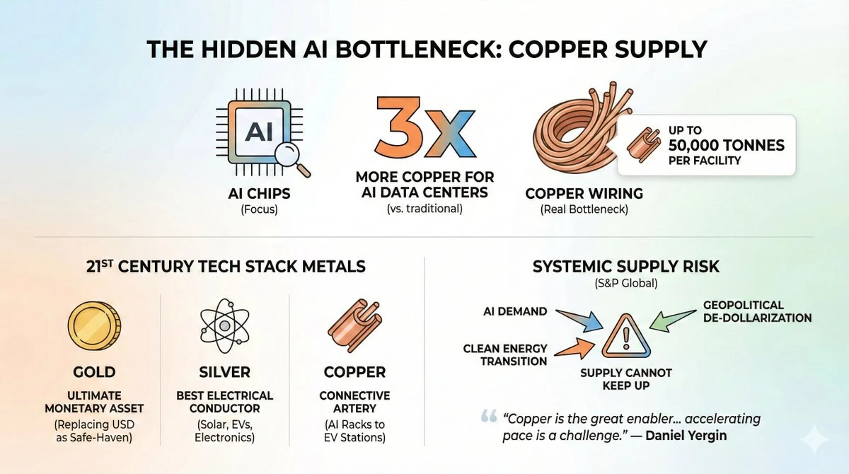 AI、能源需求大增，金银铜价格自1979年来最火热