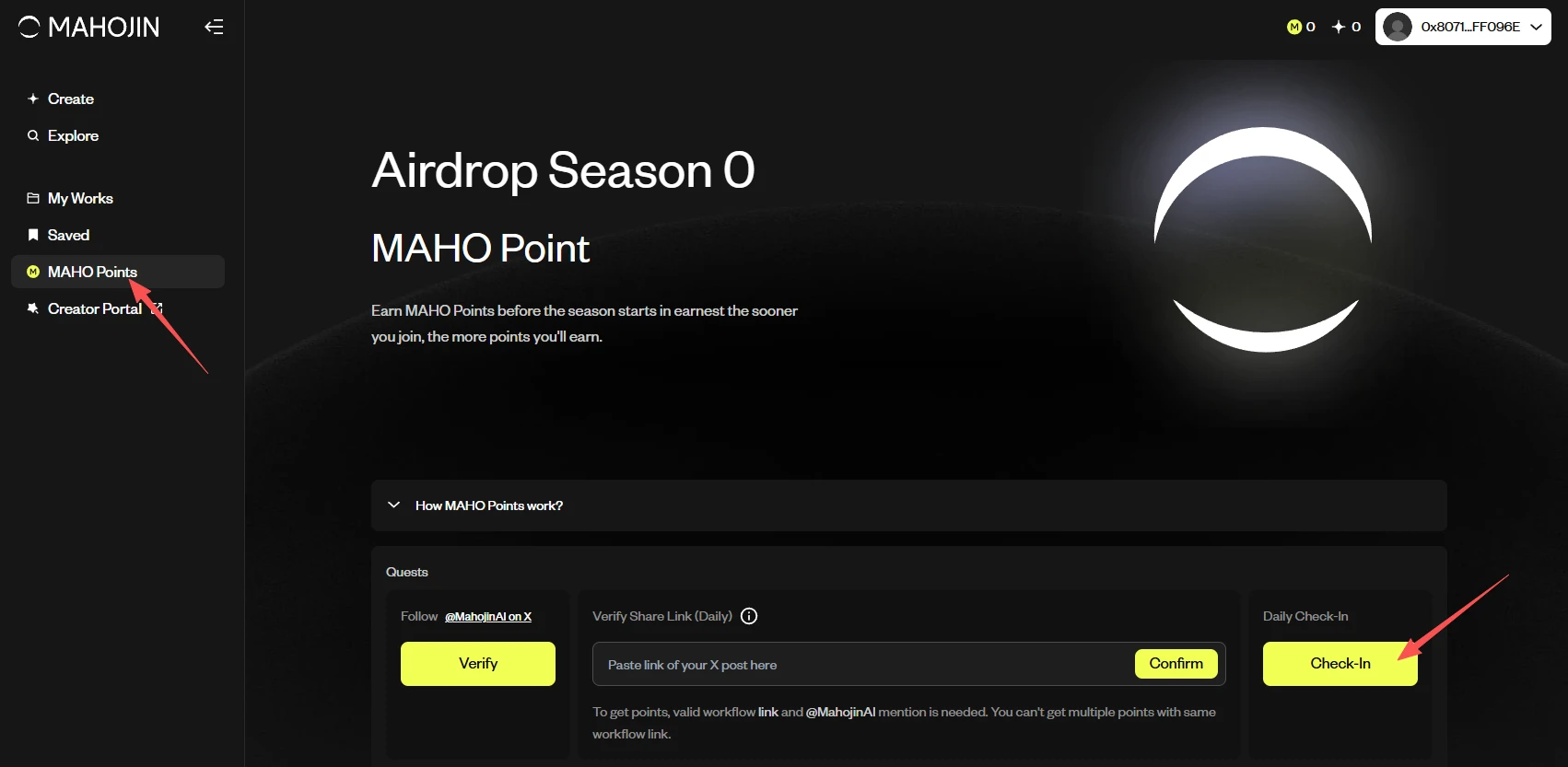 Mahojin和KAIO项目简介及交互教程与融资情况