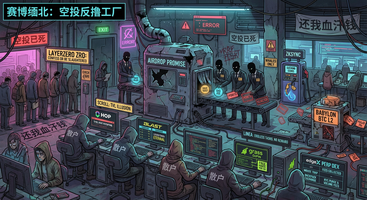空投反撸盘点：12个项目如何坑惨用户